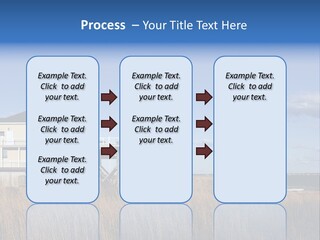 House The Hamptons Water PowerPoint Template
