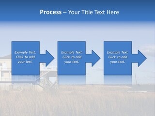 House The Hamptons Water PowerPoint Template