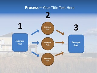 House The Hamptons Water PowerPoint Template