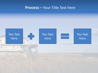 House The Hamptons Water PowerPoint Template