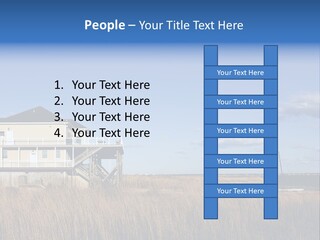 House The Hamptons Water PowerPoint Template