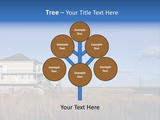 House The Hamptons Water PowerPoint Template