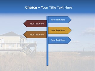 House The Hamptons Water PowerPoint Template