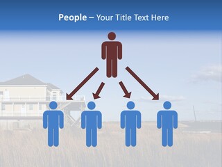 House The Hamptons Water PowerPoint Template