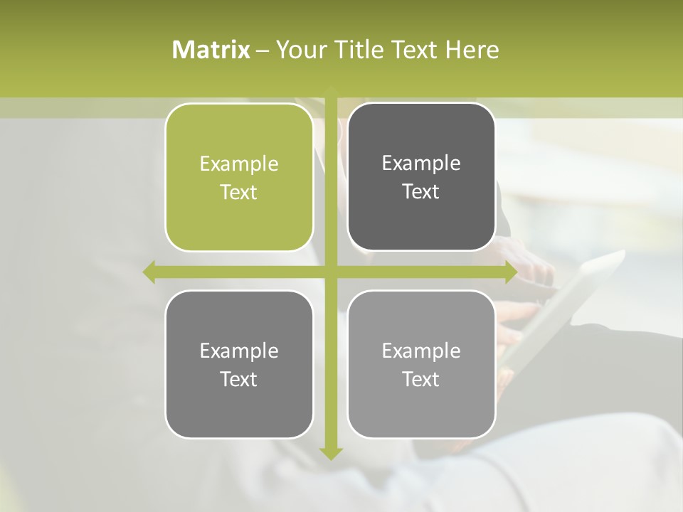 Informal Vertical Copy Space PowerPoint Template