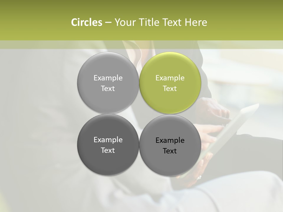 Informal Vertical Copy Space PowerPoint Template