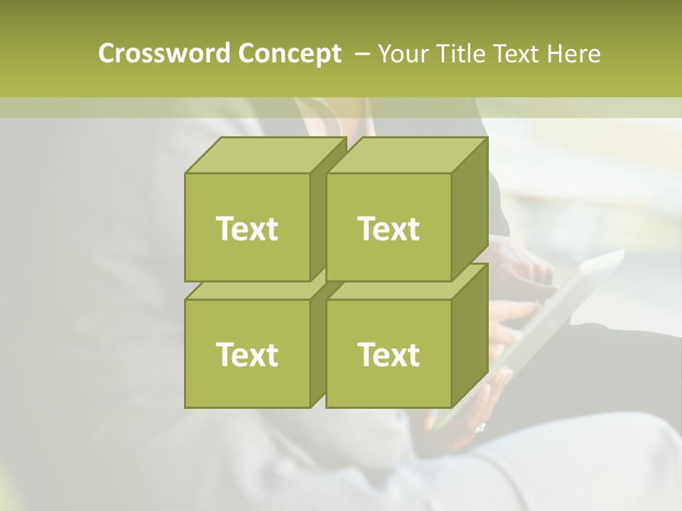 Informal Vertical Copy Space PowerPoint Template