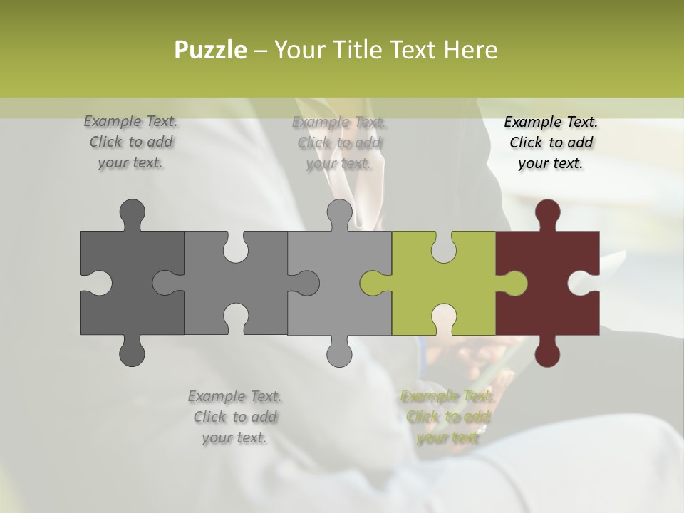 Informal Vertical Copy Space PowerPoint Template