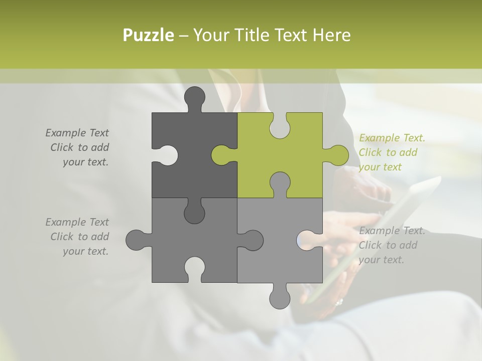 Informal Vertical Copy Space PowerPoint Template