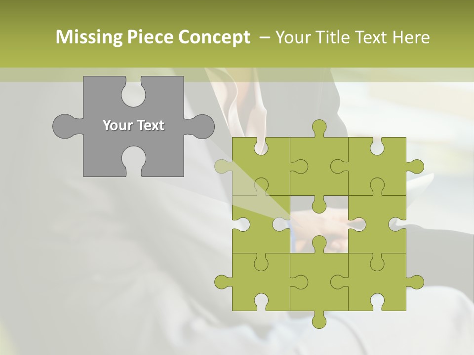 Informal Vertical Copy Space PowerPoint Template