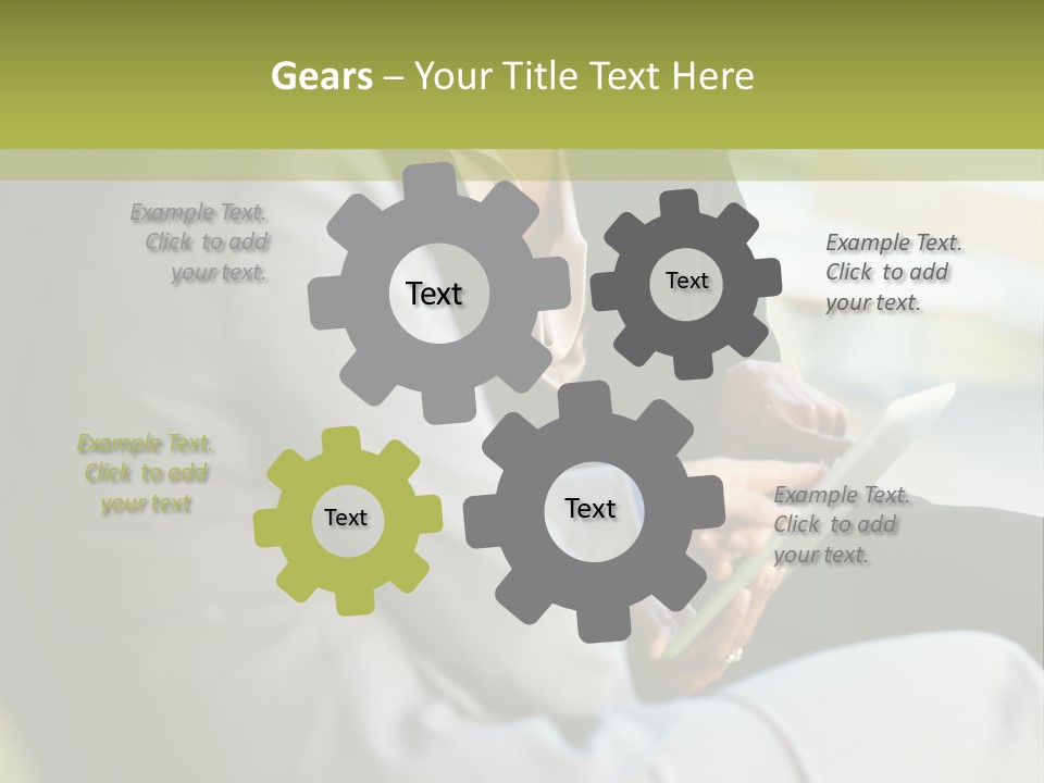 Informal Vertical Copy Space PowerPoint Template