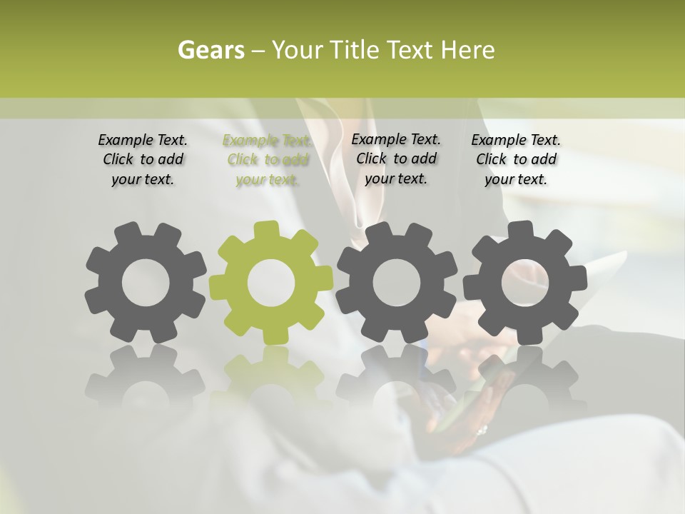 Informal Vertical Copy Space PowerPoint Template