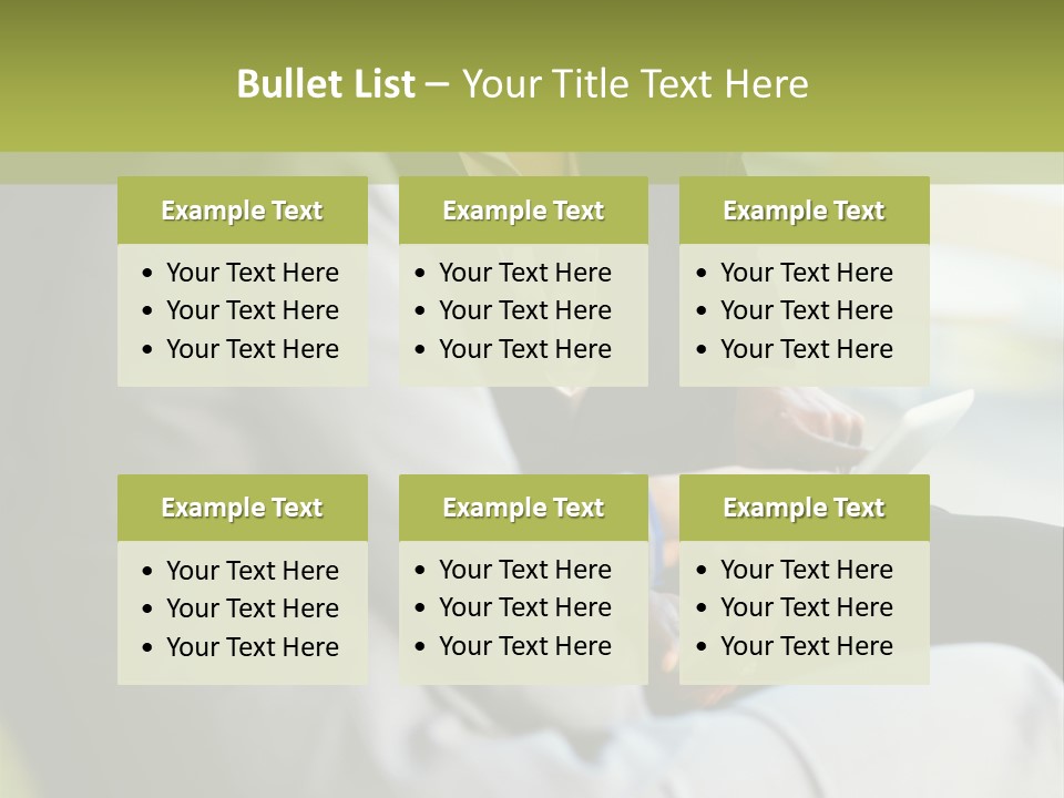 Informal Vertical Copy Space PowerPoint Template
