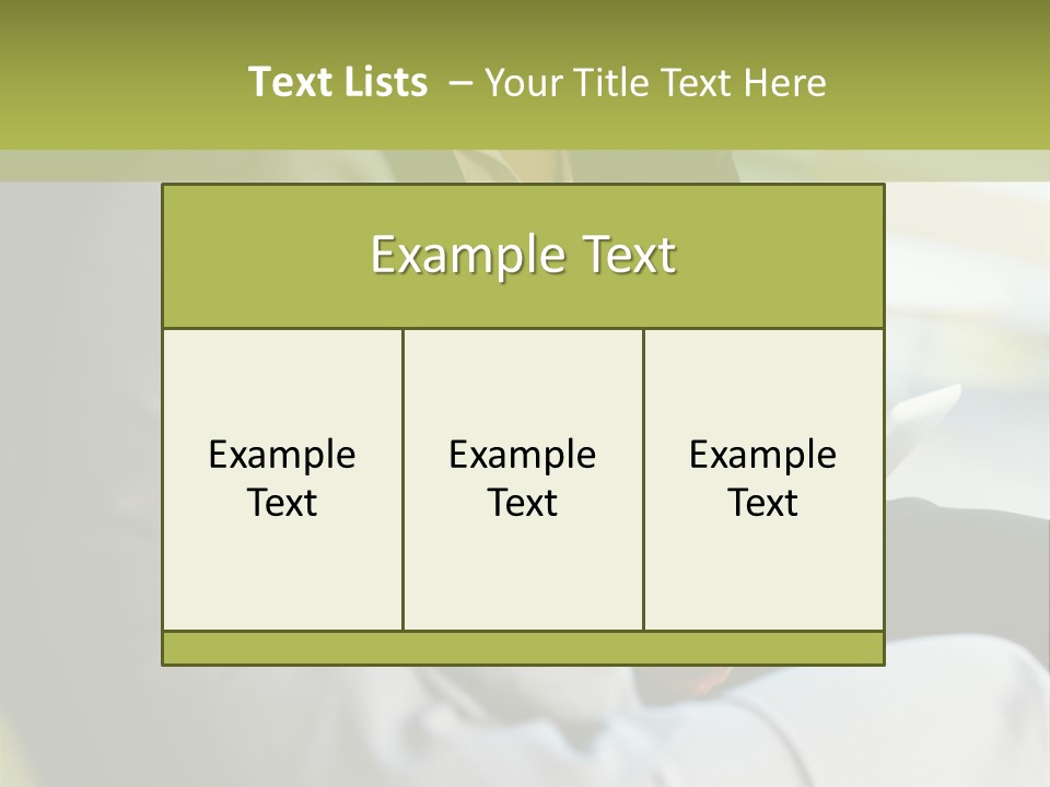 Informal Vertical Copy Space PowerPoint Template