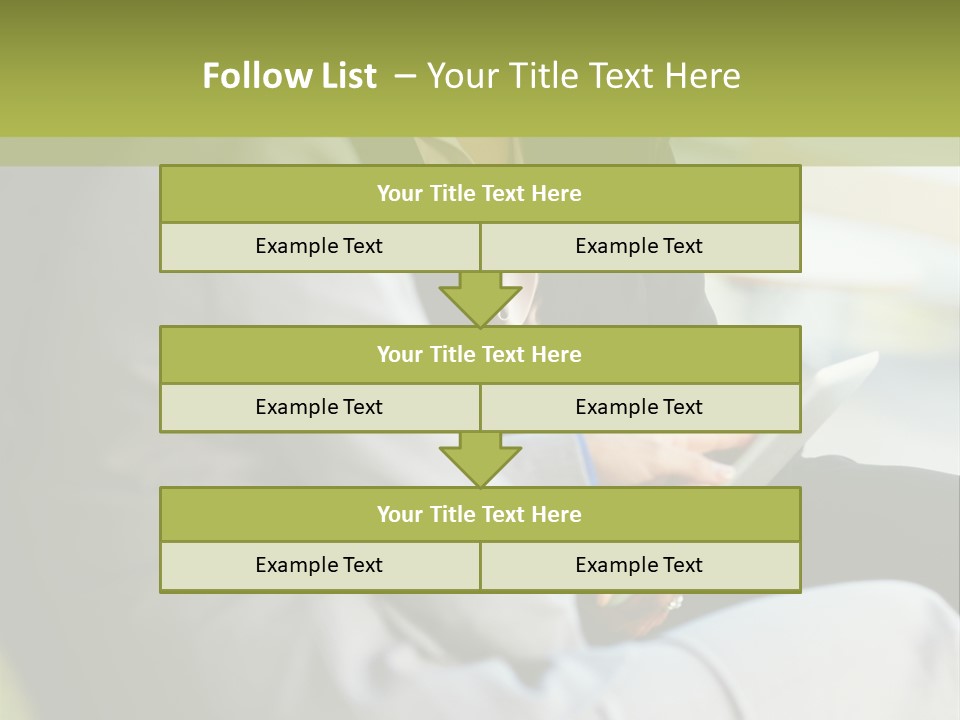 Informal Vertical Copy Space PowerPoint Template
