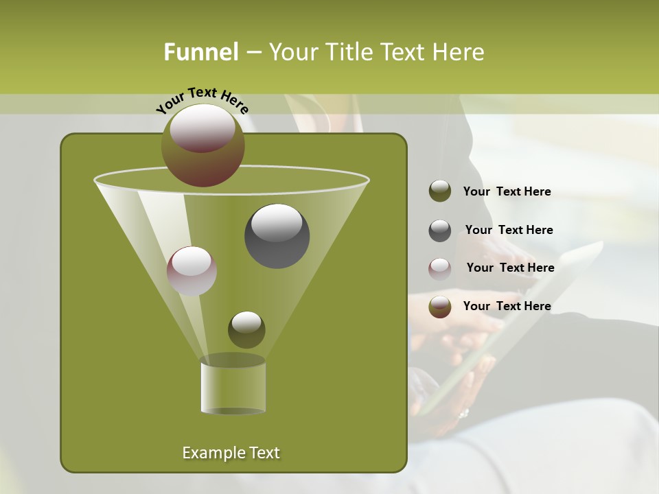 Informal Vertical Copy Space PowerPoint Template