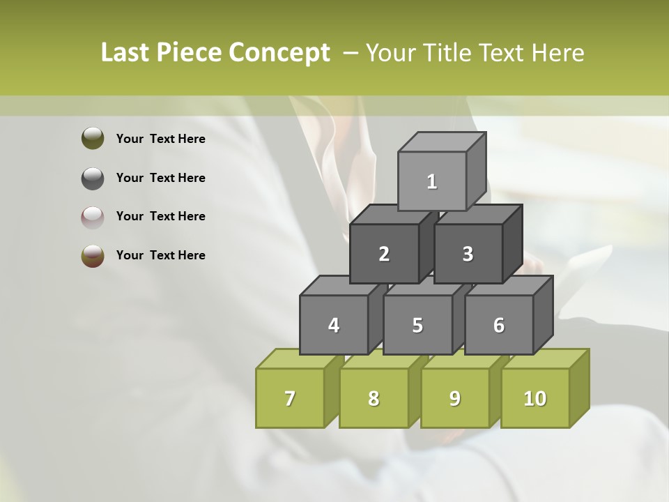 Informal Vertical Copy Space PowerPoint Template