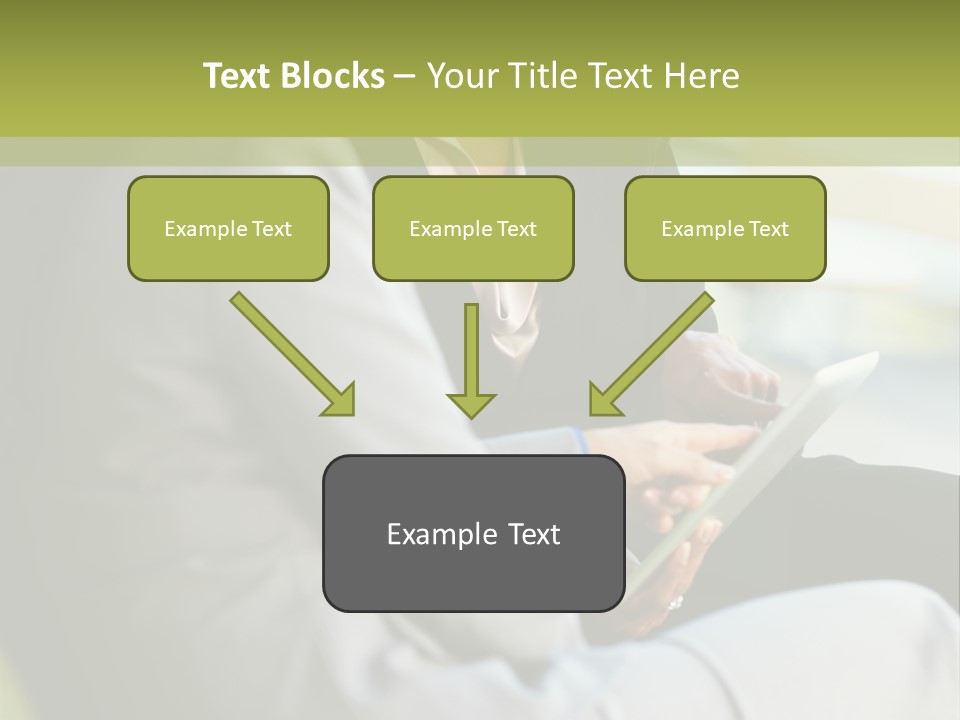 Informal Vertical Copy Space PowerPoint Template