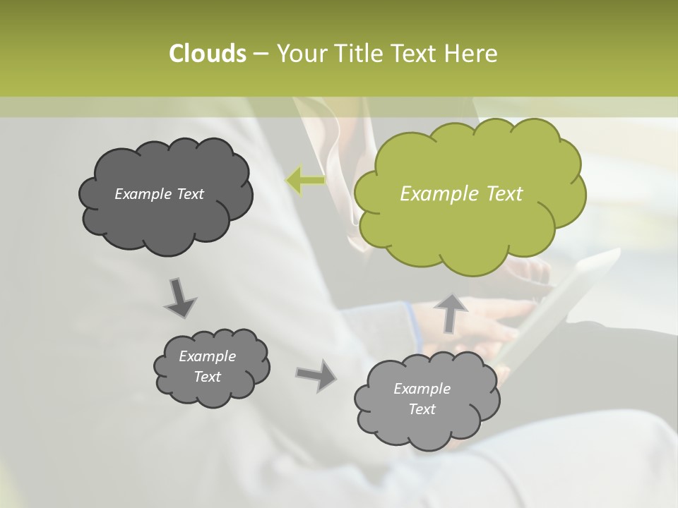 Informal Vertical Copy Space PowerPoint Template