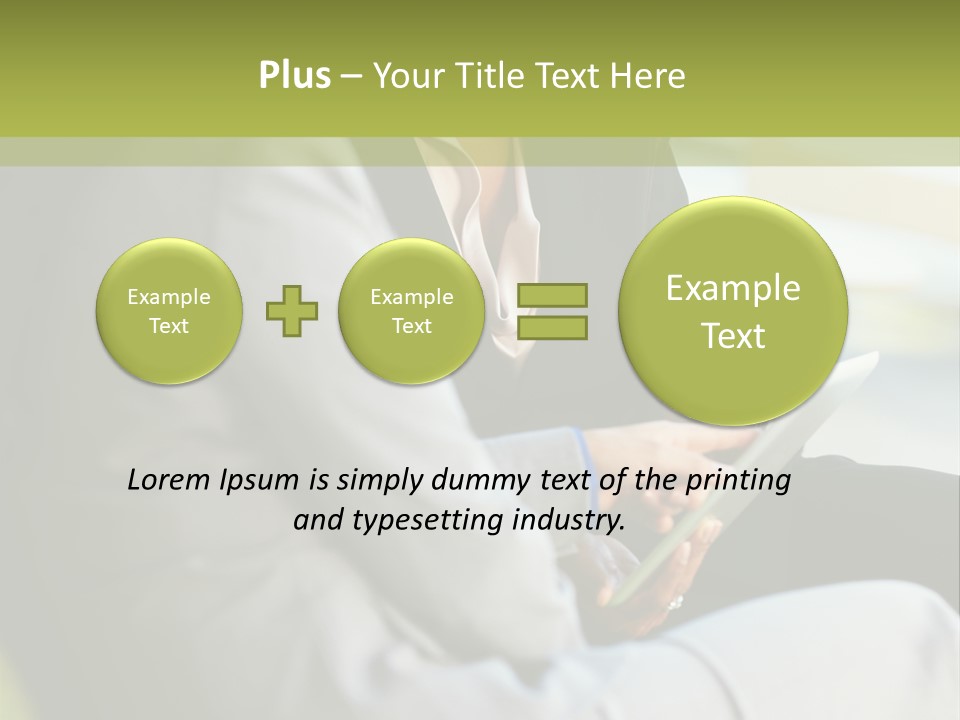 Informal Vertical Copy Space PowerPoint Template