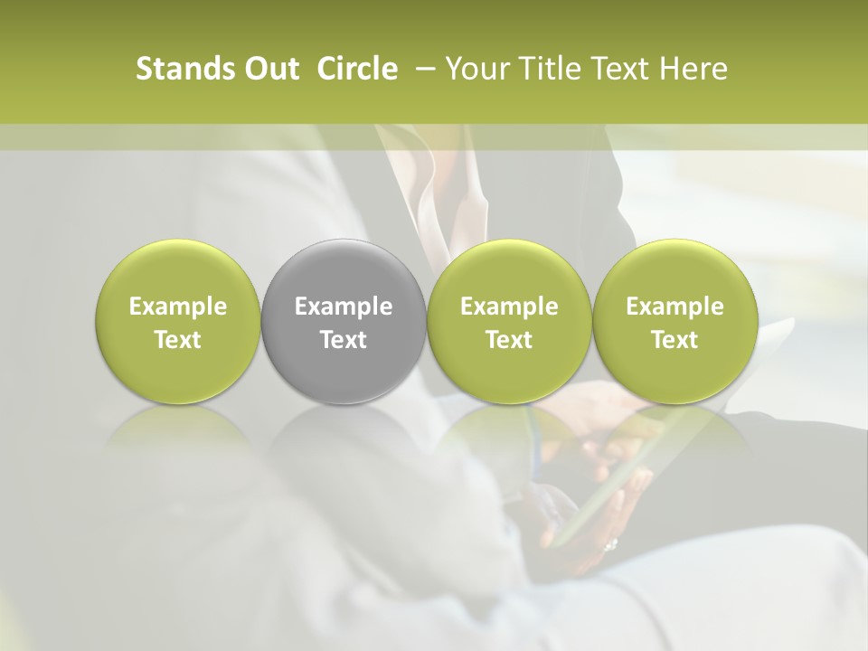 Informal Vertical Copy Space PowerPoint Template