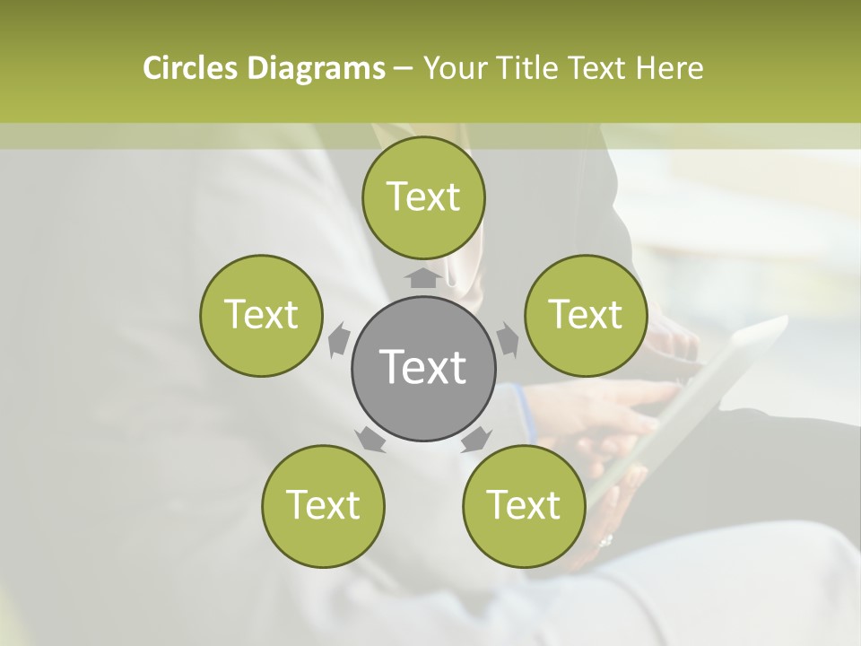 Informal Vertical Copy Space PowerPoint Template