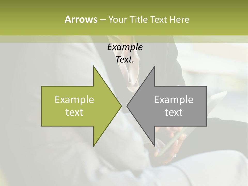 Informal Vertical Copy Space PowerPoint Template