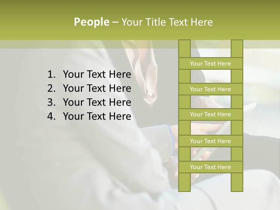 Informal Vertical Copy Space PowerPoint Template