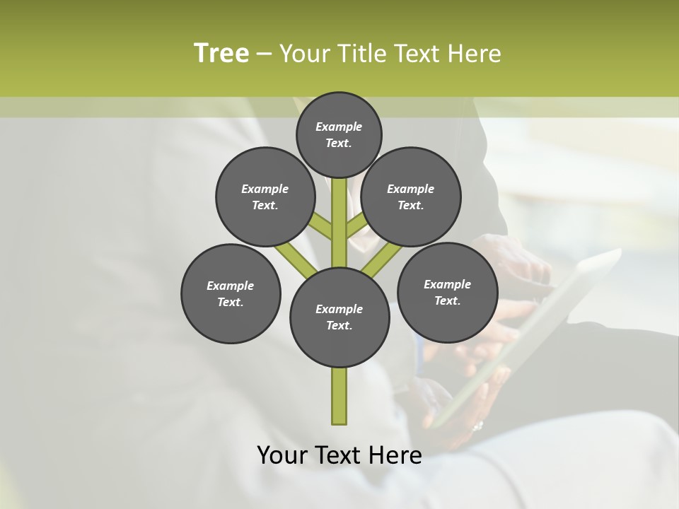 Informal Vertical Copy Space PowerPoint Template