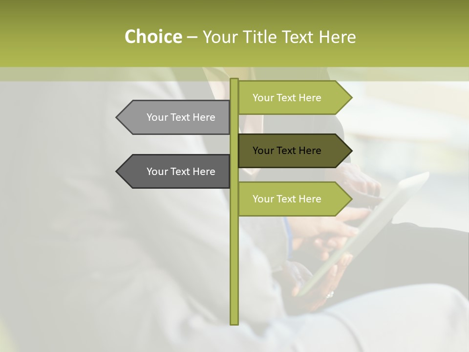 Informal Vertical Copy Space PowerPoint Template