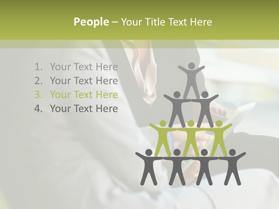 Informal Vertical Copy Space PowerPoint Template