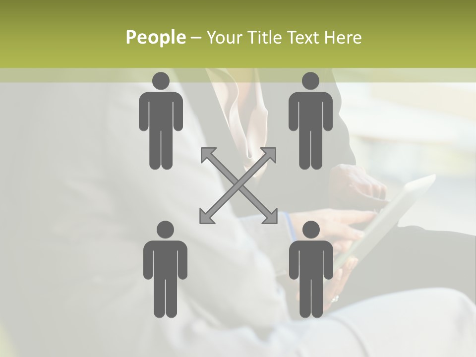 Informal Vertical Copy Space PowerPoint Template