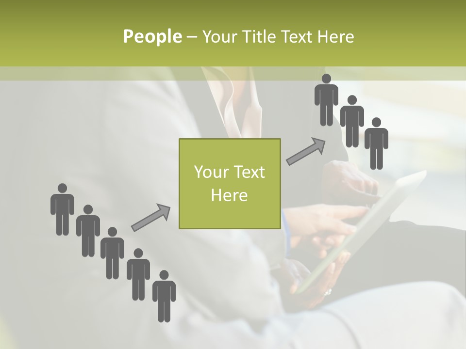 Informal Vertical Copy Space PowerPoint Template