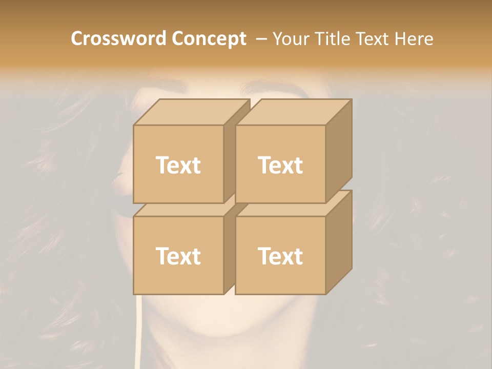 Teeth Dress Make Up PowerPoint Template