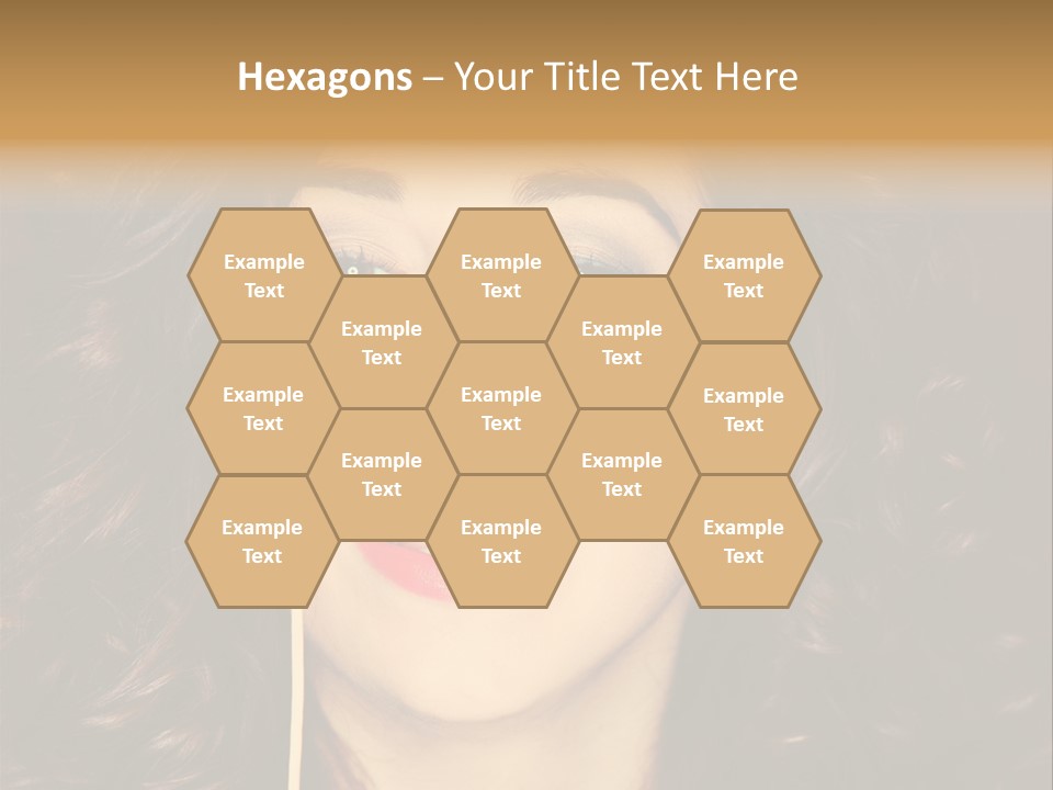 Teeth Dress Make Up PowerPoint Template