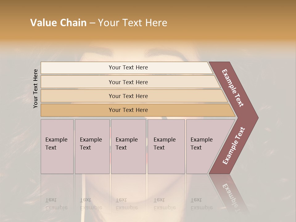 Teeth Dress Make Up PowerPoint Template