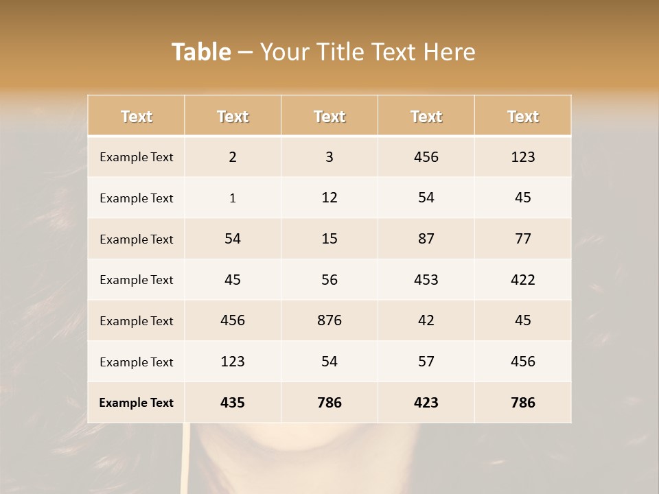Teeth Dress Make Up PowerPoint Template