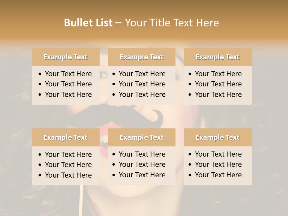 Teeth Dress Make Up PowerPoint Template