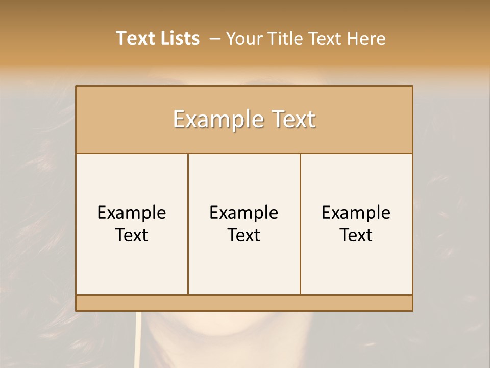 Teeth Dress Make Up PowerPoint Template