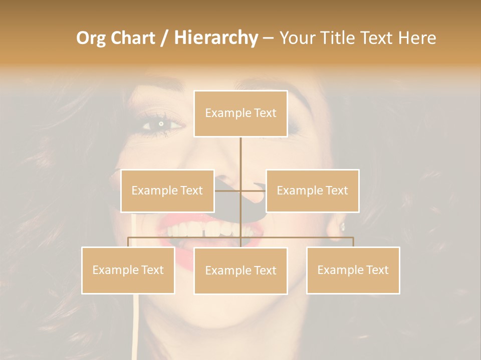 Teeth Dress Make Up PowerPoint Template