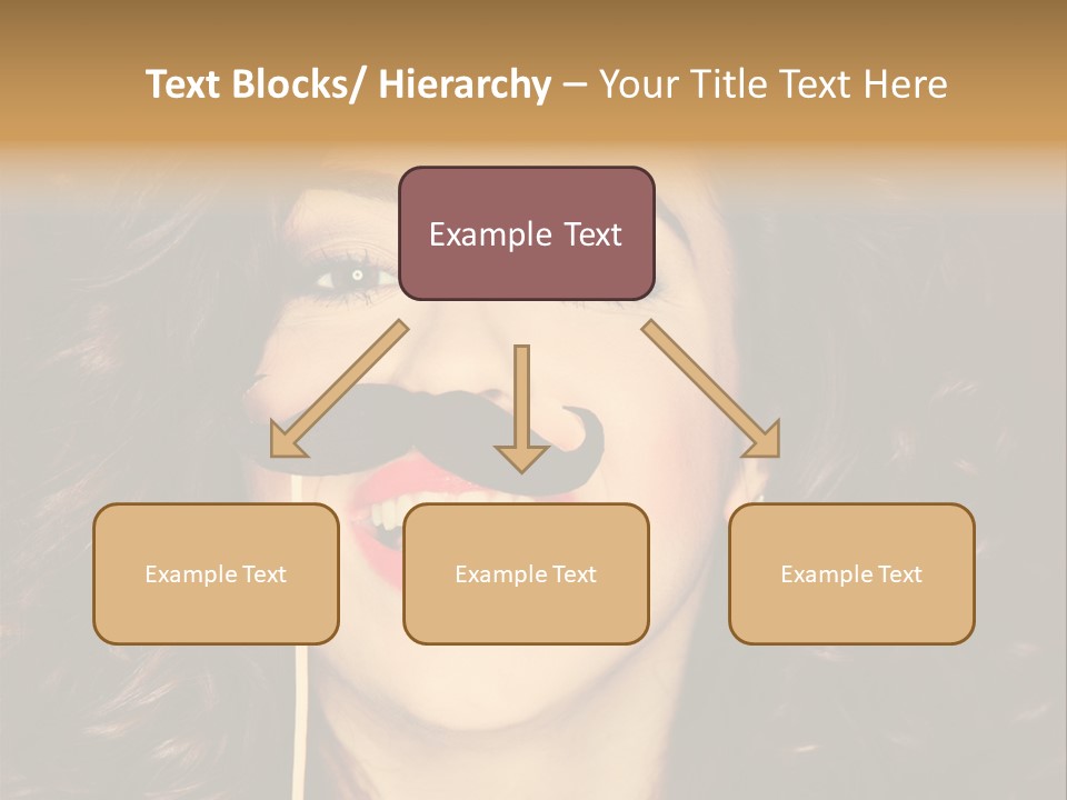 Teeth Dress Make Up PowerPoint Template