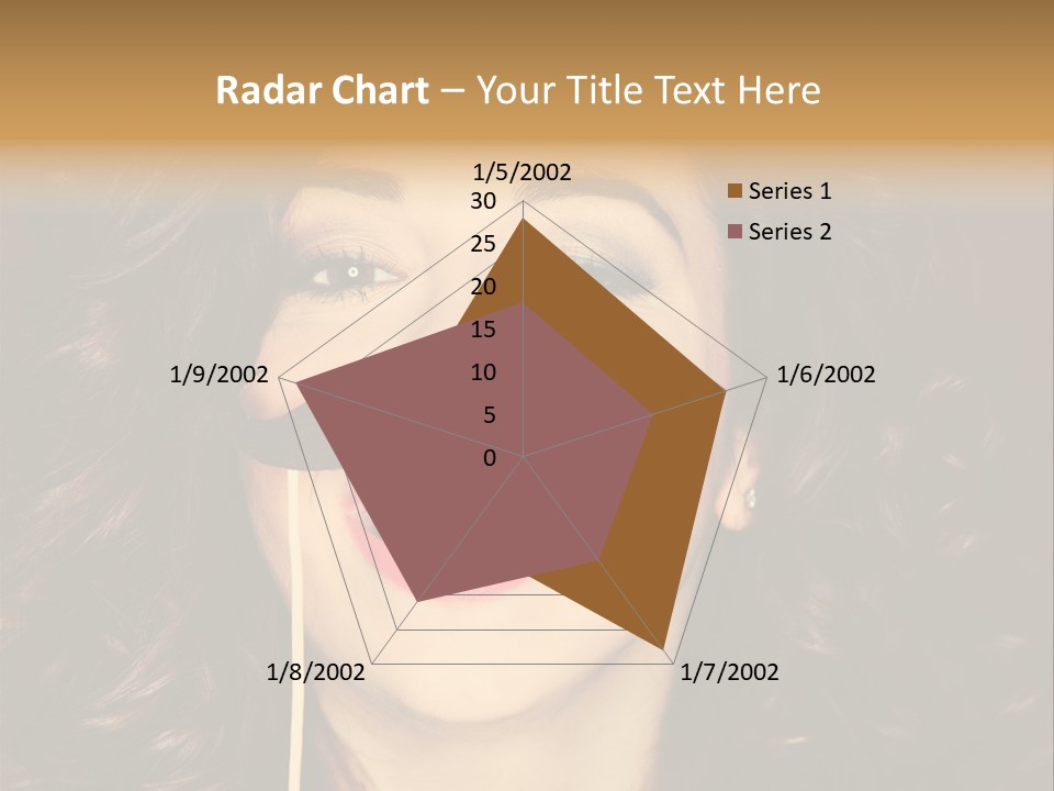 Teeth Dress Make Up PowerPoint Template