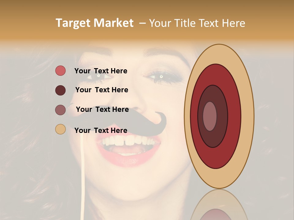 Teeth Dress Make Up PowerPoint Template