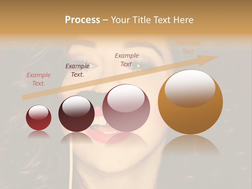 Teeth Dress Make Up PowerPoint Template