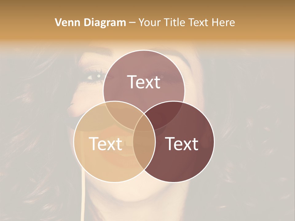 Teeth Dress Make Up PowerPoint Template