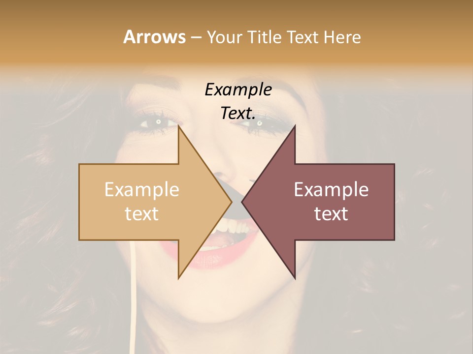 Teeth Dress Make Up PowerPoint Template