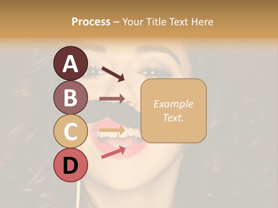 Teeth Dress Make Up PowerPoint Template