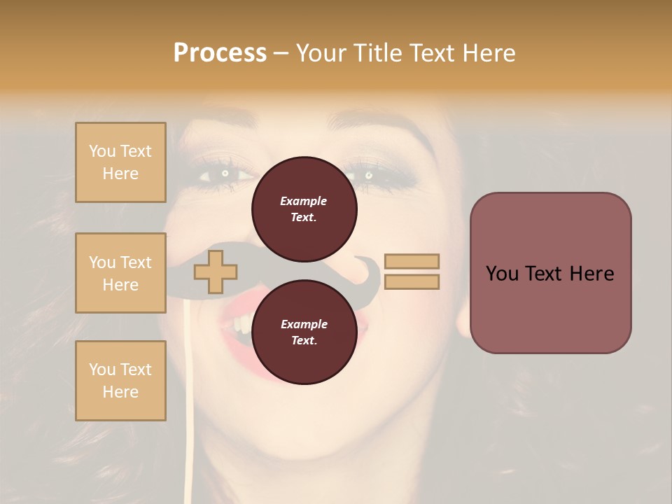 Teeth Dress Make Up PowerPoint Template