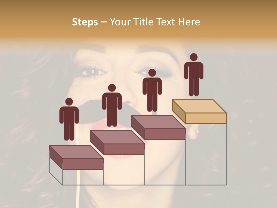 Teeth Dress Make Up PowerPoint Template