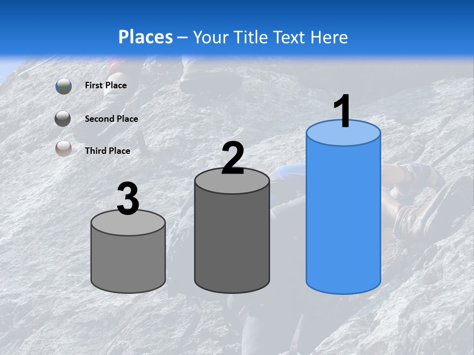 Outdoor Climbing Alpen PowerPoint Template